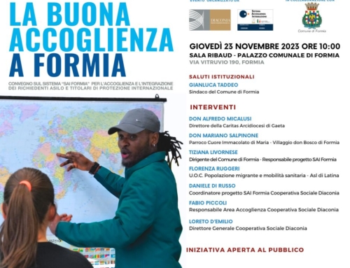 La buona accoglienza a Formia: 23 novembre il convegno sul SAI Formia