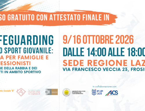 Gestire rabbia e conflitti nello sport giovanile: a Frosinone un corso gratuito sul Safeguarding
